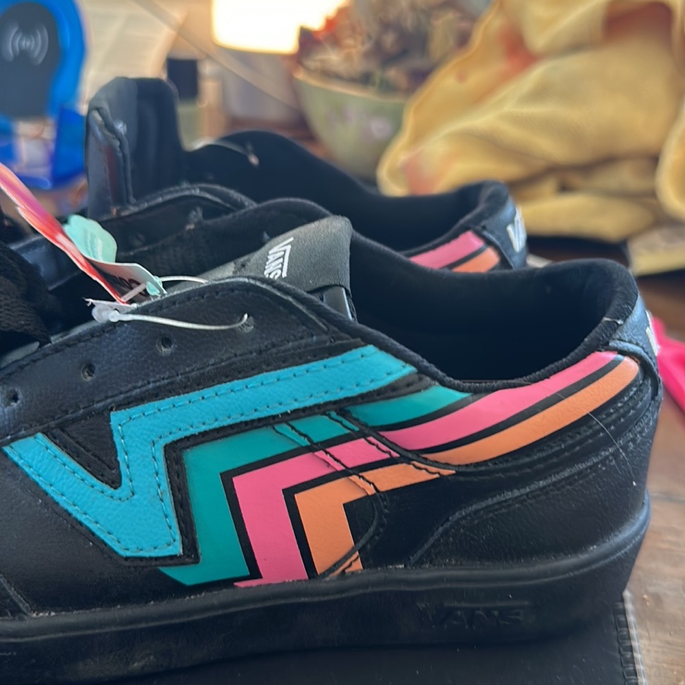 #76 Brand new Vans Lowland CC faded black/multi sneakers - Picture 14 of 14